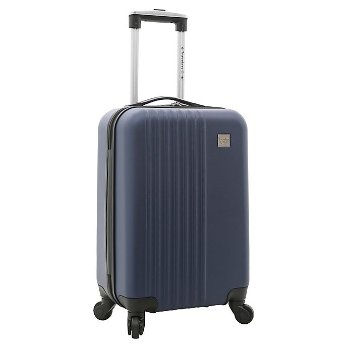 slide 4 of 6, Traveler's Club Luggage Travelers Club Ridgewood Hardside Spinner Carry On Luggage - Navy, 20 in