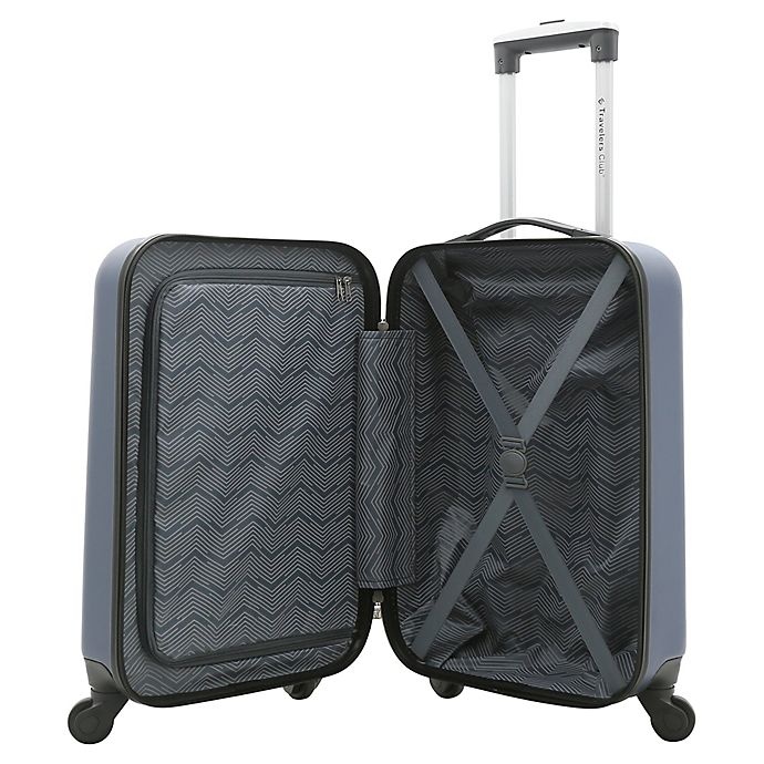 slide 5 of 6, Traveler's Club Luggage Travelers Club Ridgewood Hardside Spinner Carry On Luggage - Navy, 20 in