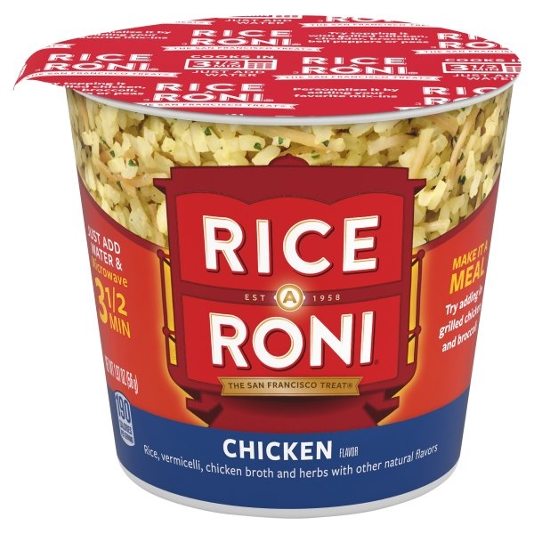 slide 1 of 4, Rice-A-Roni Instant Chicken Flavor Rice Cup, 1.9 oz