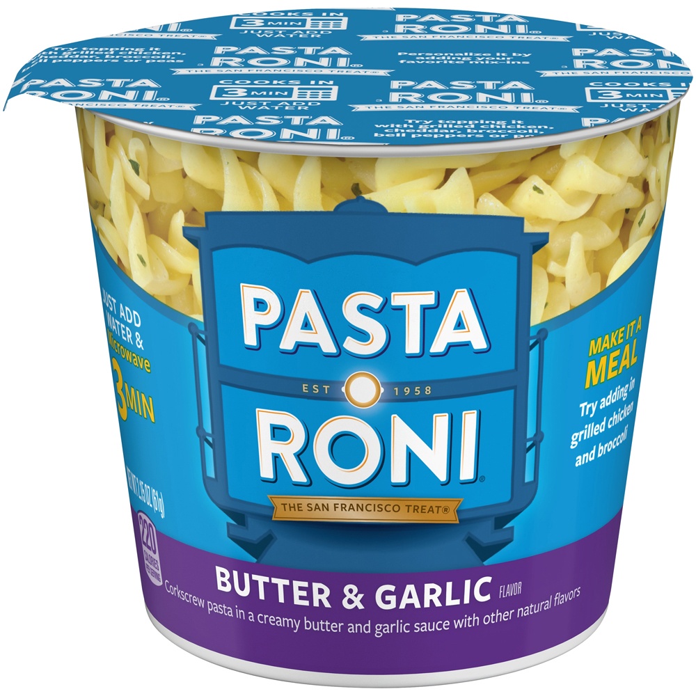 slide 2 of 4, Pasta Roni Corkscrew Pasta Butter & Garlic Flavor 2.15 Oz, 2.15 oz