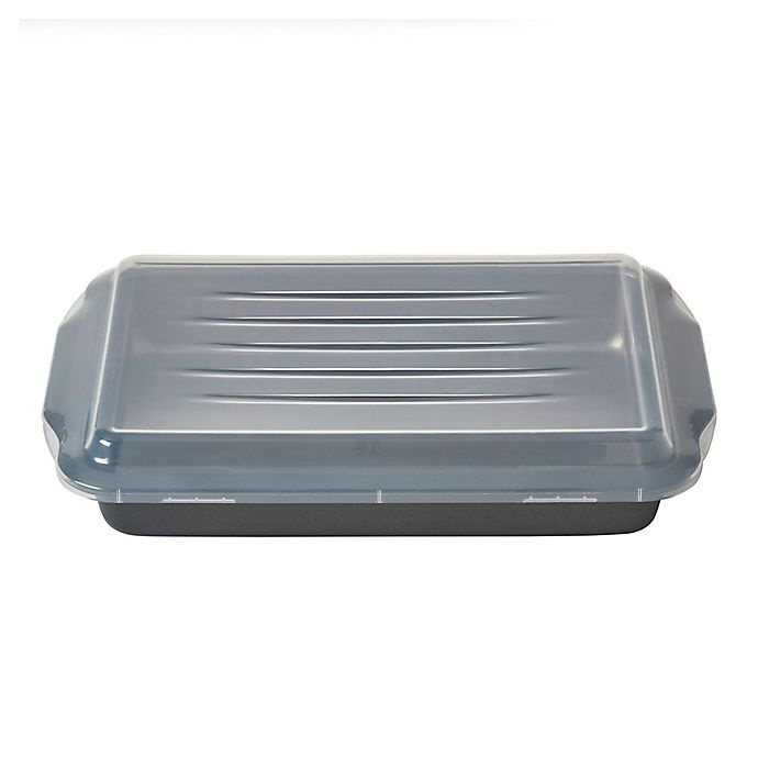 slide 2 of 2, Chicago Metallic Covered Cake Pan, 9 in x 13 in