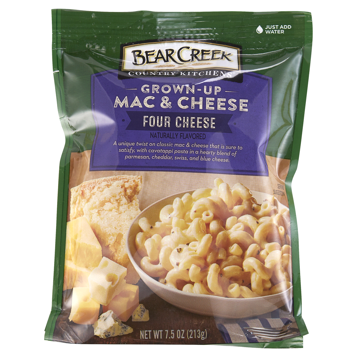 slide 1 of 6, Bear Creek Country Kitchens Grown-up Four Cheese Mac & Cheese, 7.5 oz