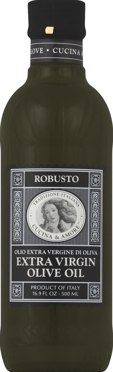 slide 2 of 2, Cucina & Amore Olive Oil, Extra Virgin, Robusto, 16.9 fl oz