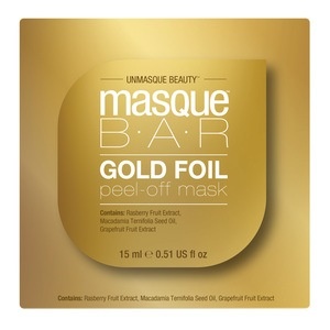 slide 1 of 1, Masque Bar Masque Bar Gold Foil Peel-Off Mask, 0.5 oz