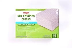 Meijer Dry Sweeping Cloths, 52 ct