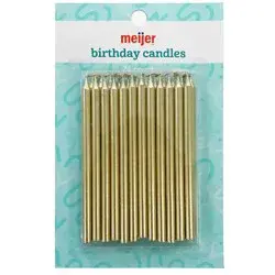 Meijer Candles Gold