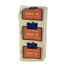 slide 1 of 1, Great Lakes Cheese Brick Cheese, per lb