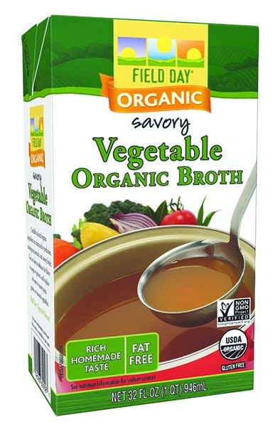 slide 1 of 1, Field Day Savory Vegetable Broth, 32 fl oz