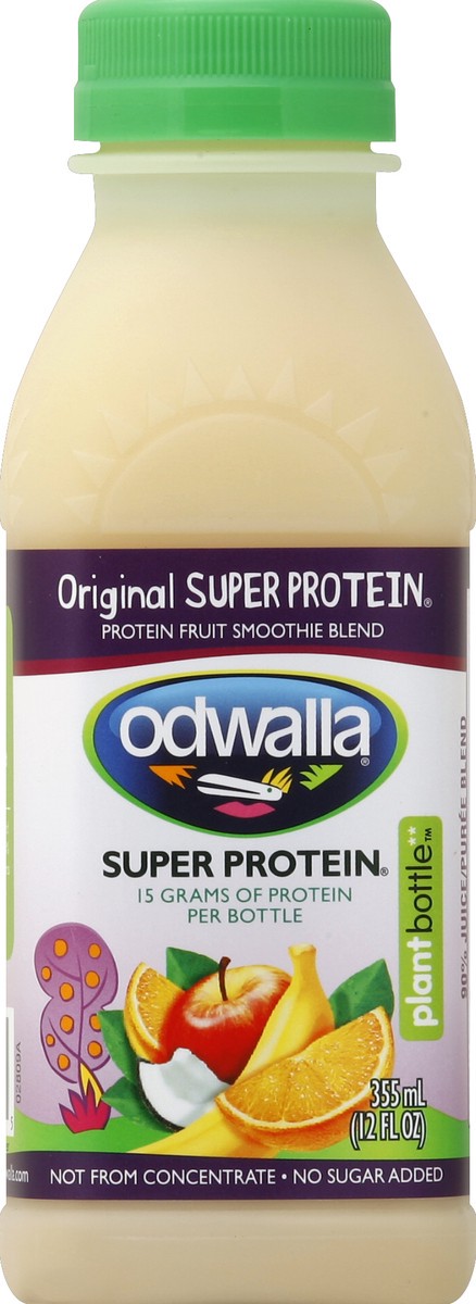 slide 4 of 4, Odwalla Super Protein Original Fruit Smoothie, 12 fl oz