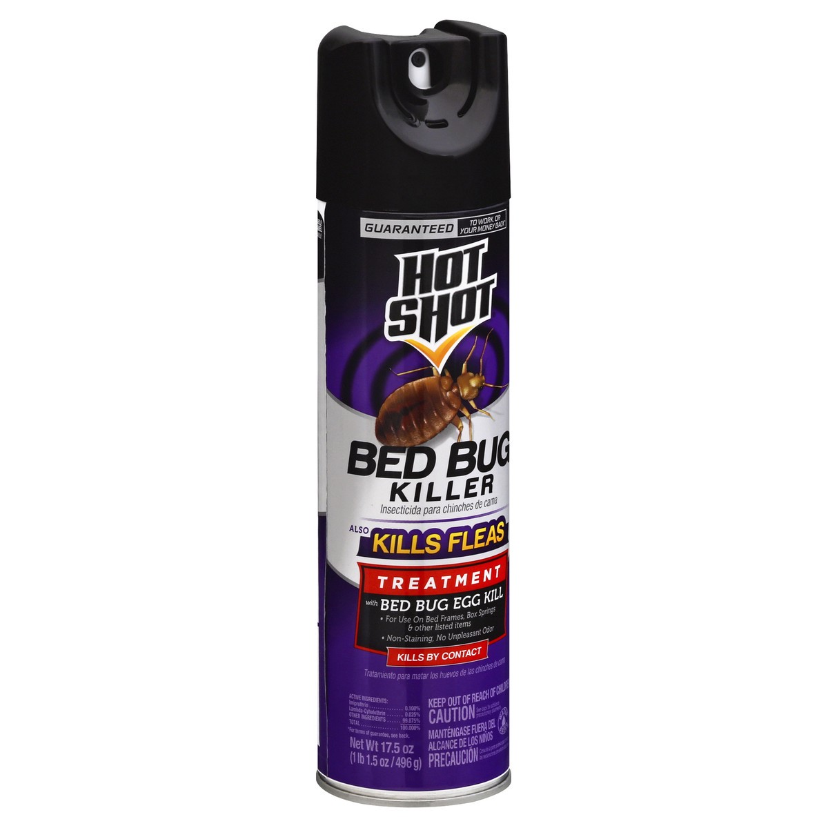 slide 8 of 11, Hot Shot Aerosol Bed Bug Killer, 17.5 oz