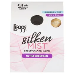 L'eggs Silken Mist Black Mist Ultra Sheer Leg Beautiful Sheer Tights Q+ 1 ea