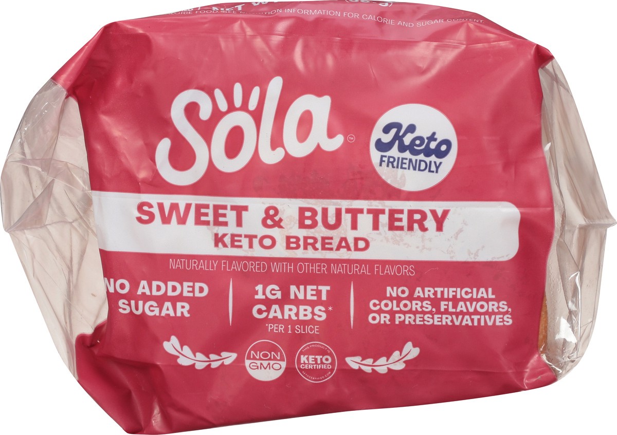 slide 5 of 9, Sola Sweet & Buttery Keto Bread 14 oz, 14 oz