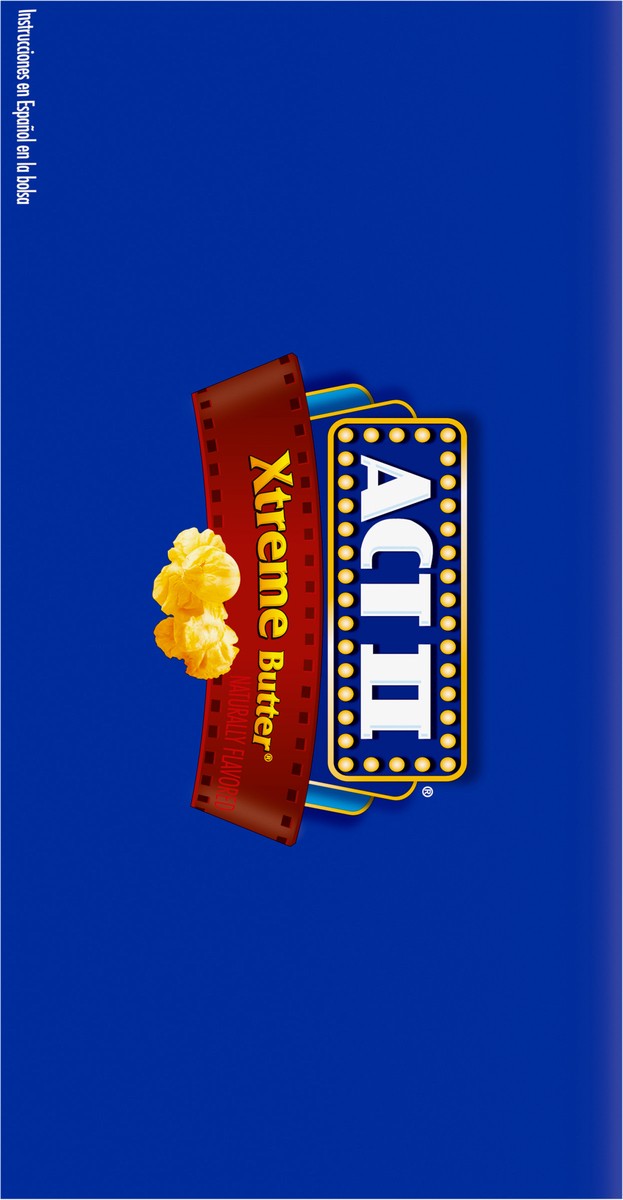 slide 7 of 8, ACT II Microwave Popcorn Xtreme Butter, 12 ct