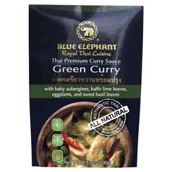 Blue Elephant Royal Thai Green Curry Sauce - 10.6 oz
