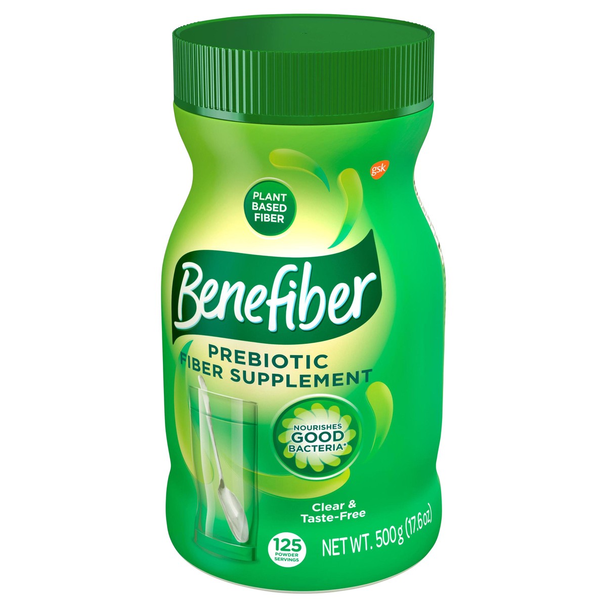slide 6 of 10, Benefiber Daily Prebiotic Fiber Supplement Powder, Unflavored, 17.6 oz