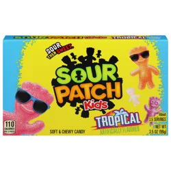 SOUR PATCH KIDS Tropical Soft & Chewy Candy, 3.5 oz