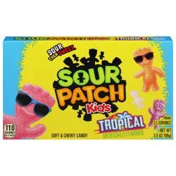 SOUR PATCH KIDS Tropical Soft & Chewy Candy, 3.5 oz