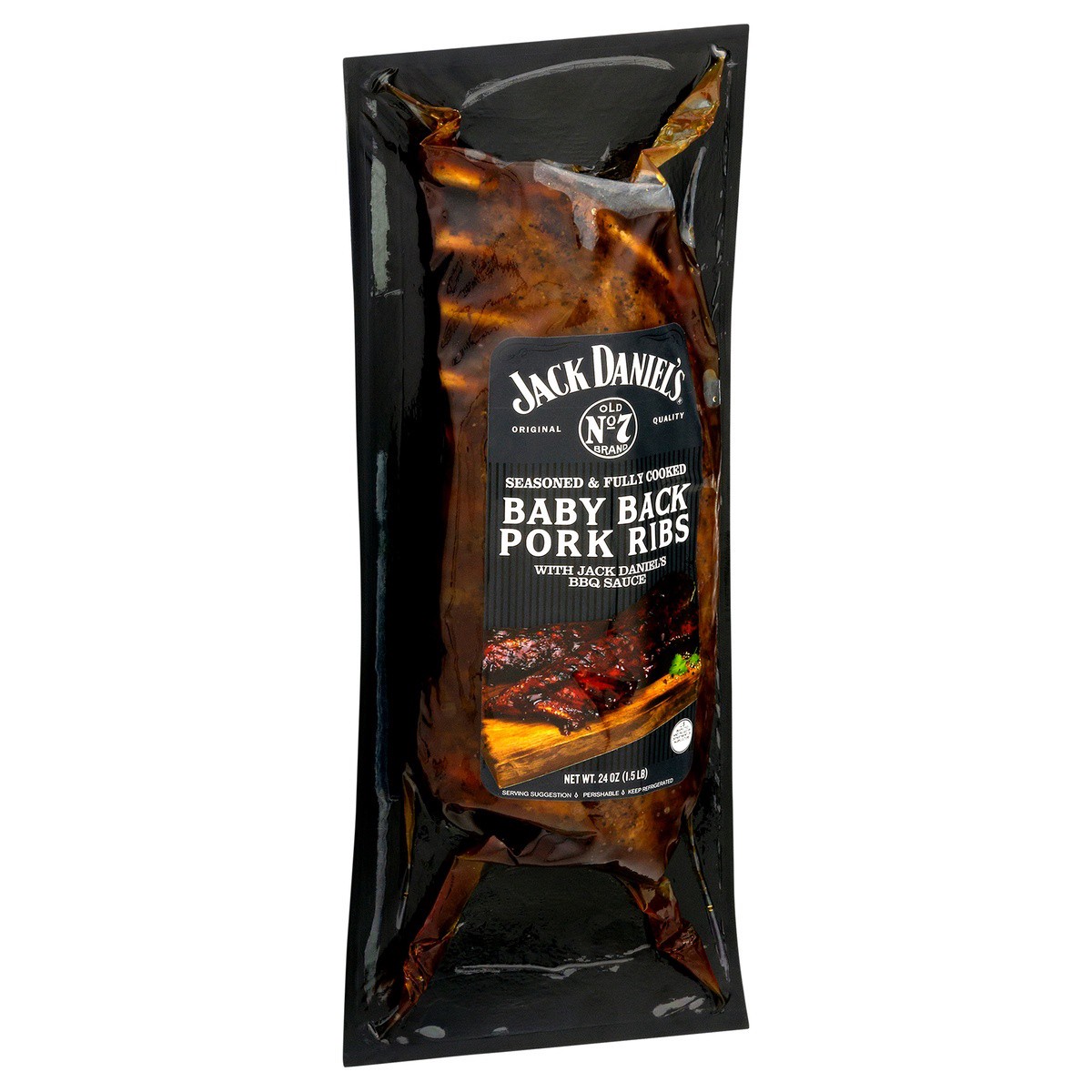slide 4 of 9, Jack Daniel's Jack Daniels Baby Back Pork Ribs With Jack Daniels Bbq Sauce - 24 Oz, 24 oz