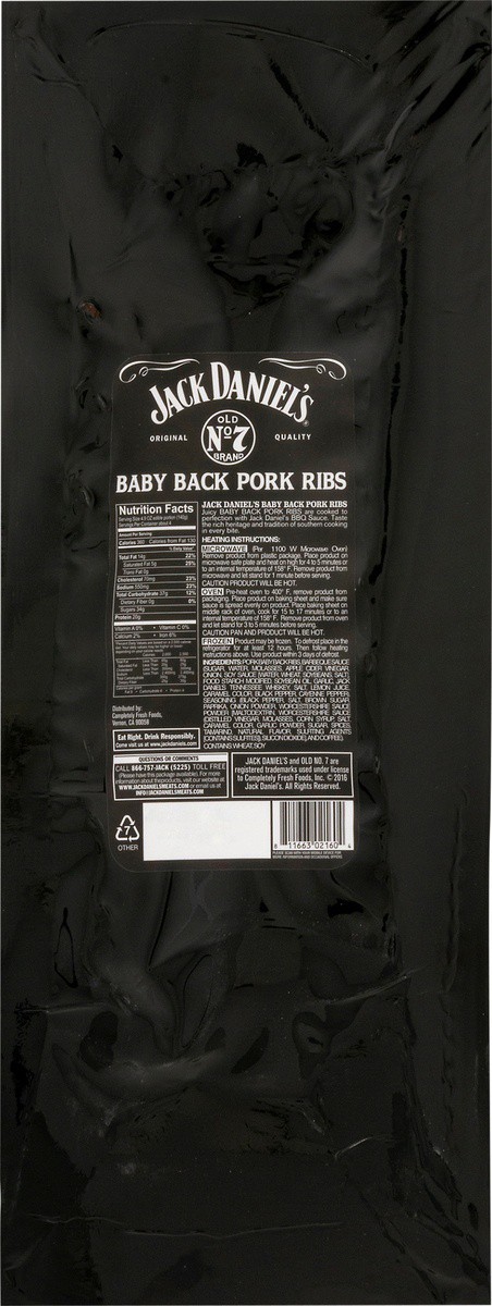 slide 2 of 9, Jack Daniel's Jack Daniels Baby Back Pork Ribs With Jack Daniels Bbq Sauce - 24 Oz, 24 oz