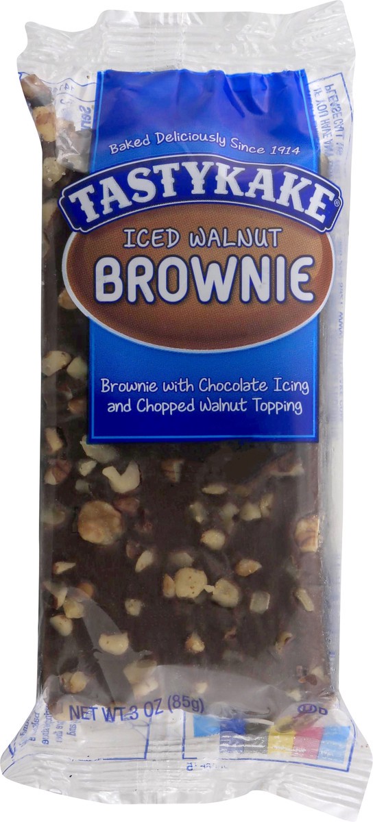 slide 8 of 8, Tastykake Iced Walnut Brownies, 3 oz pk