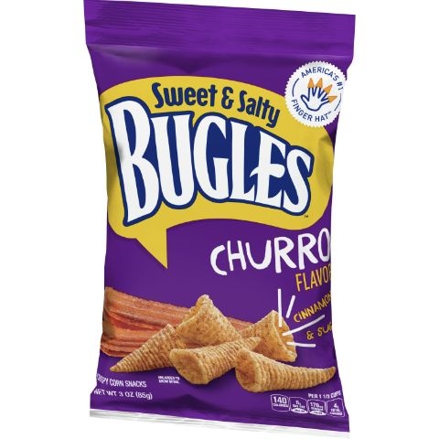 slide 1 of 1, Bugles Sweet & Salty Churro, 3 oz