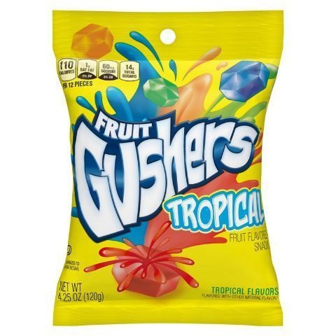 slide 1 of 1, Gushers Tropical, 4.25 oz