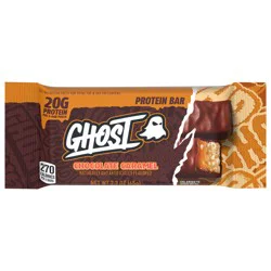 Ghost Chocolate Caramel Protein Bar