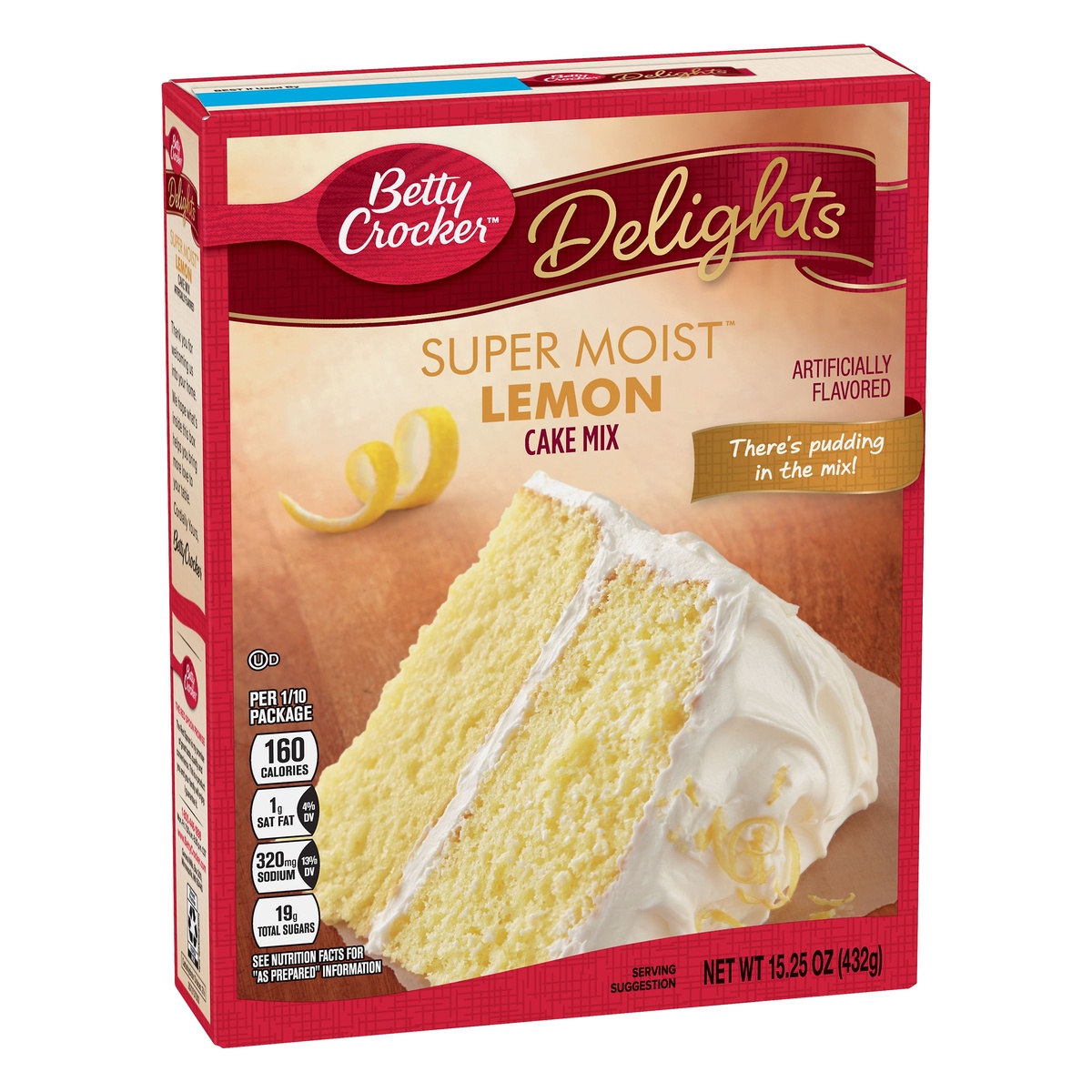 slide 2 of 10, Betty Crocker Super Moist Lemon Cake Mix, 15.25 oz, 15.25 oz
