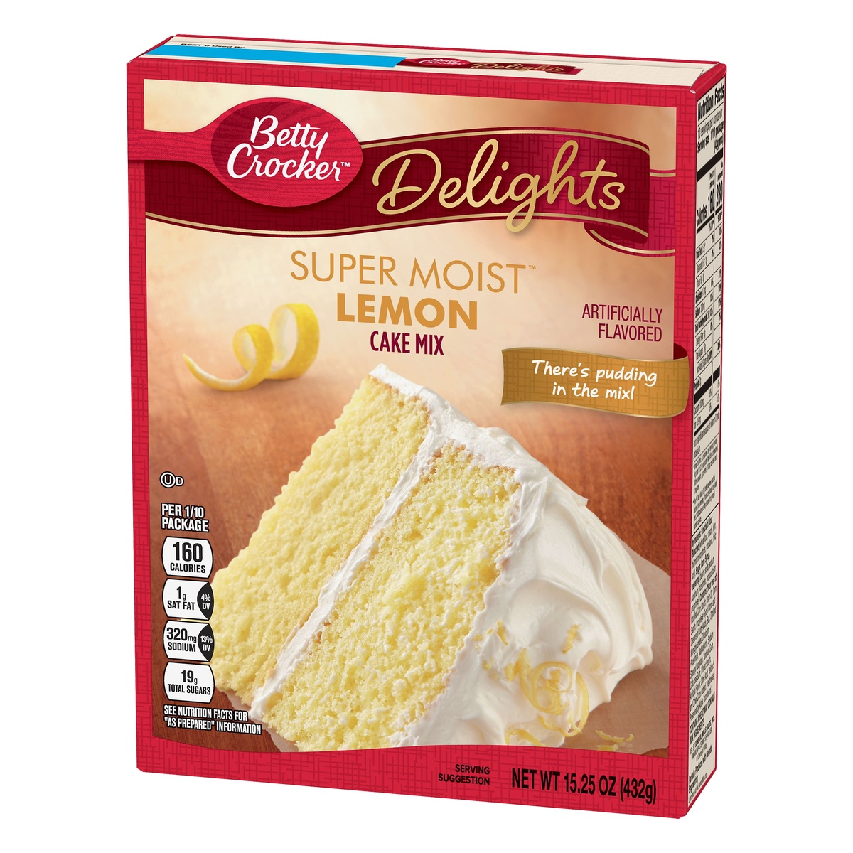 slide 3 of 10, Betty Crocker Super Moist Lemon Cake Mix, 15.25 oz, 15.25 oz