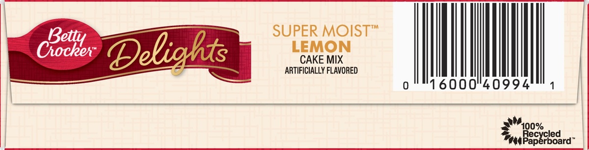 slide 8 of 10, Betty Crocker Super Moist Lemon Cake Mix, 15.25 oz, 15.25 oz