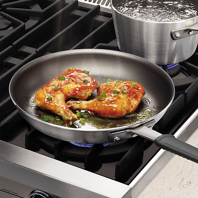 slide 3 of 8, Artisanal Kitchen Supply Pro Series Nonstick Aluminum Fry Pans, 12 in