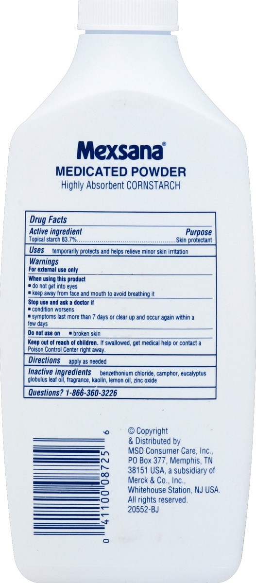 slide 4 of 4, Mexsana Medicated Powder, 11 oz