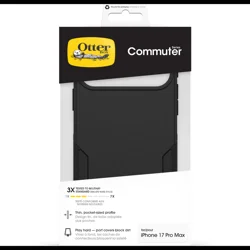 Otterbox iPhone 17 Pro Max Commuter Black