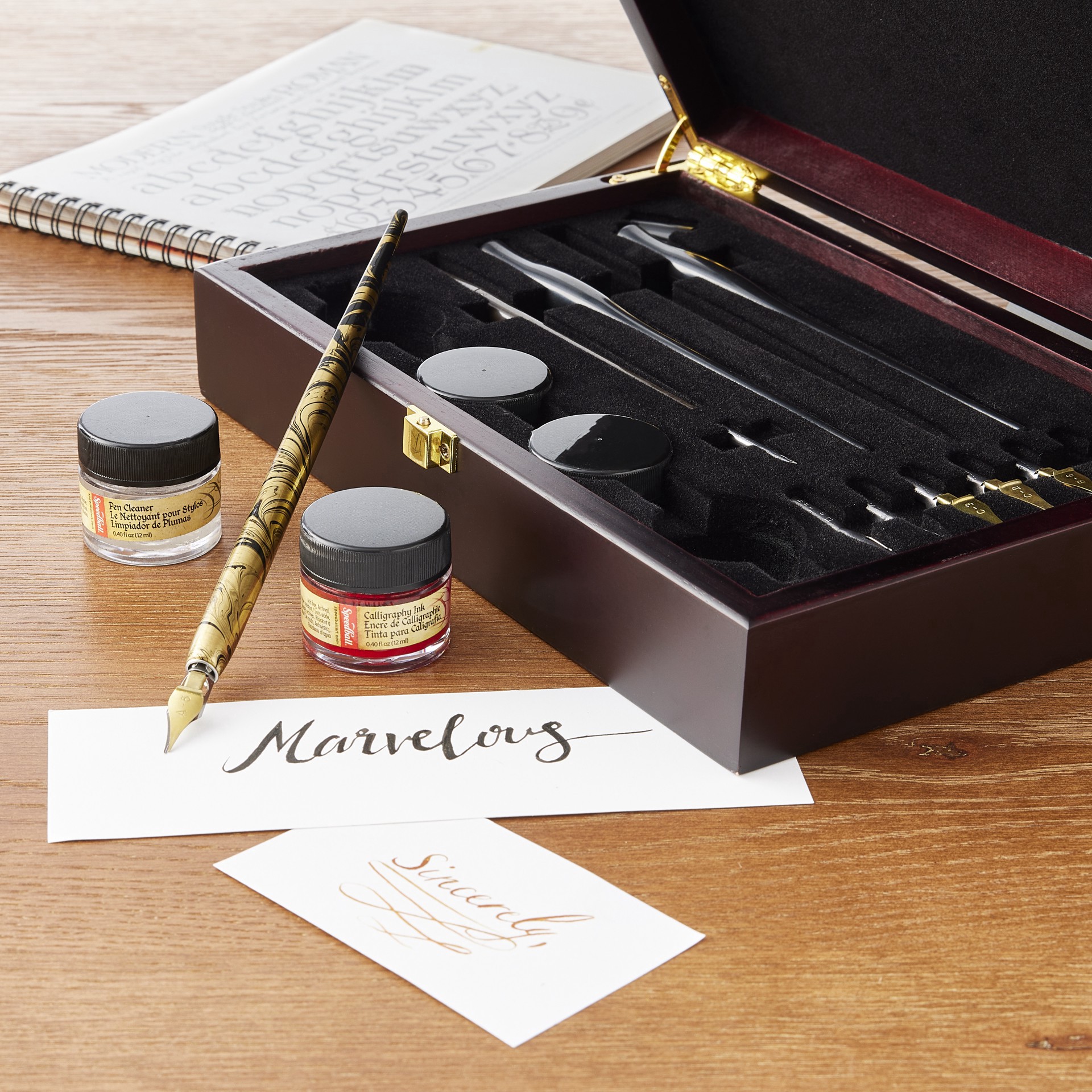 slide 3 of 4, Speedball Calligraphy Collector's Set, 12 ml