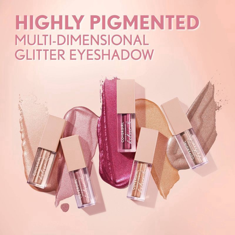 slide 3 of 10, COVERGIRL Exhibitionist by Kelsea Ballerini Liquid Glitter Eyeshadow - Glitter Up - 0.13 fl oz, 0.13 fl oz