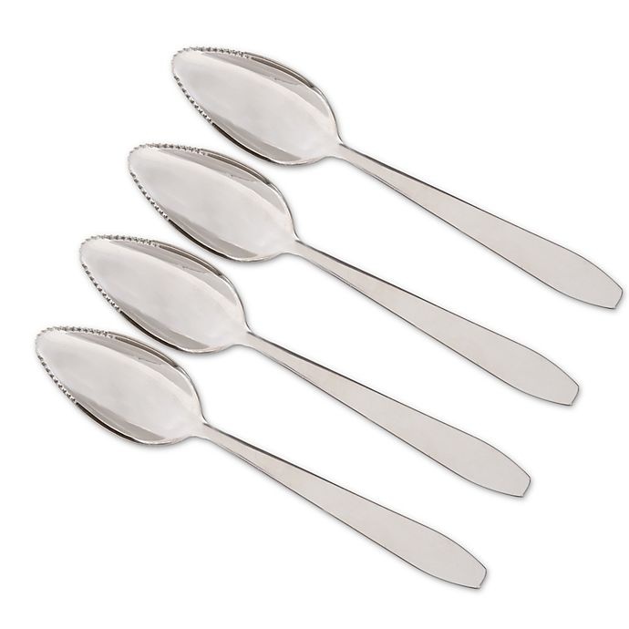 slide 1 of 2, SALT Grapefruit Spoons, 4 ct