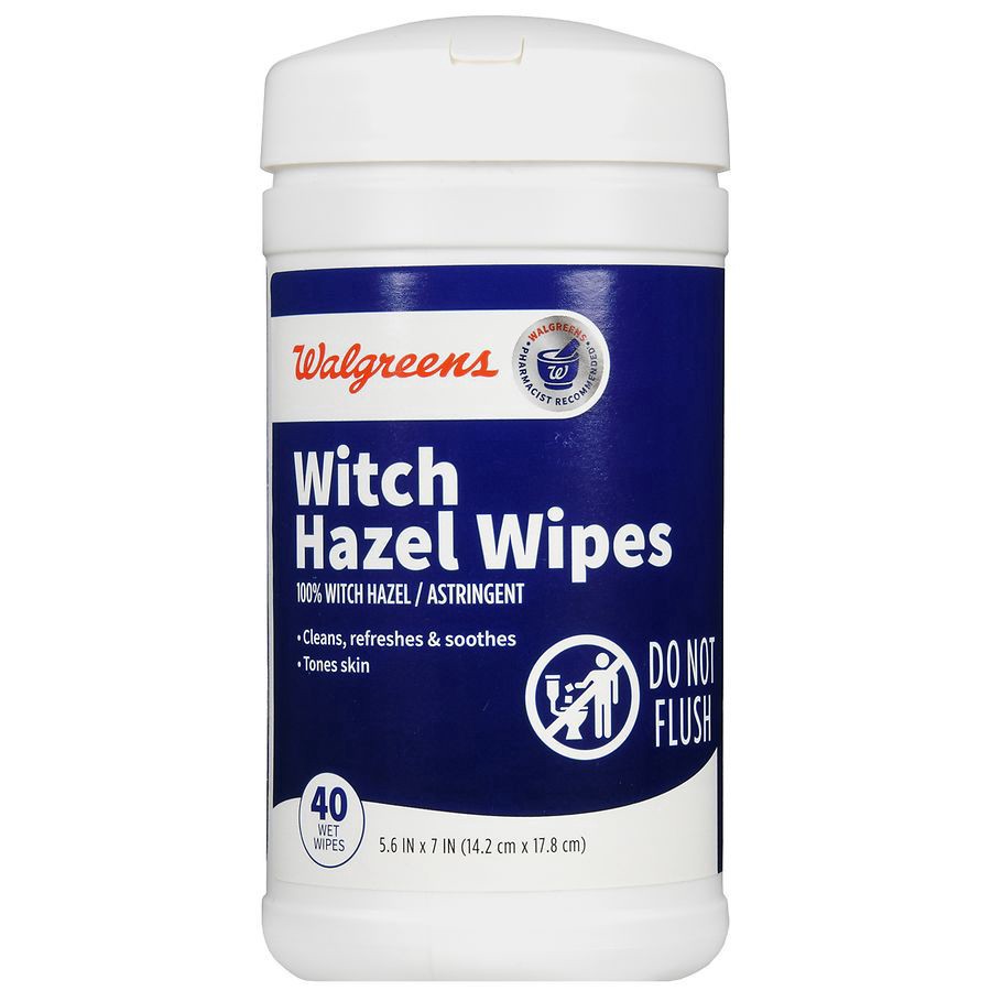 slide 4 of 5, Walgreens Witch Hazel Wipes, 40 ct