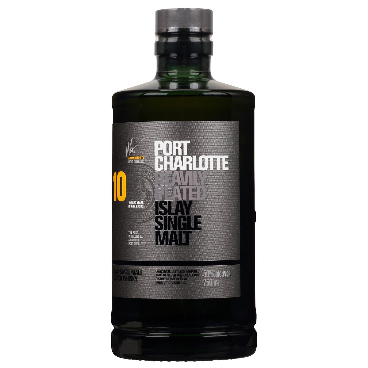 slide 8 of 9, Port Charlotte Whisky, 750 liter