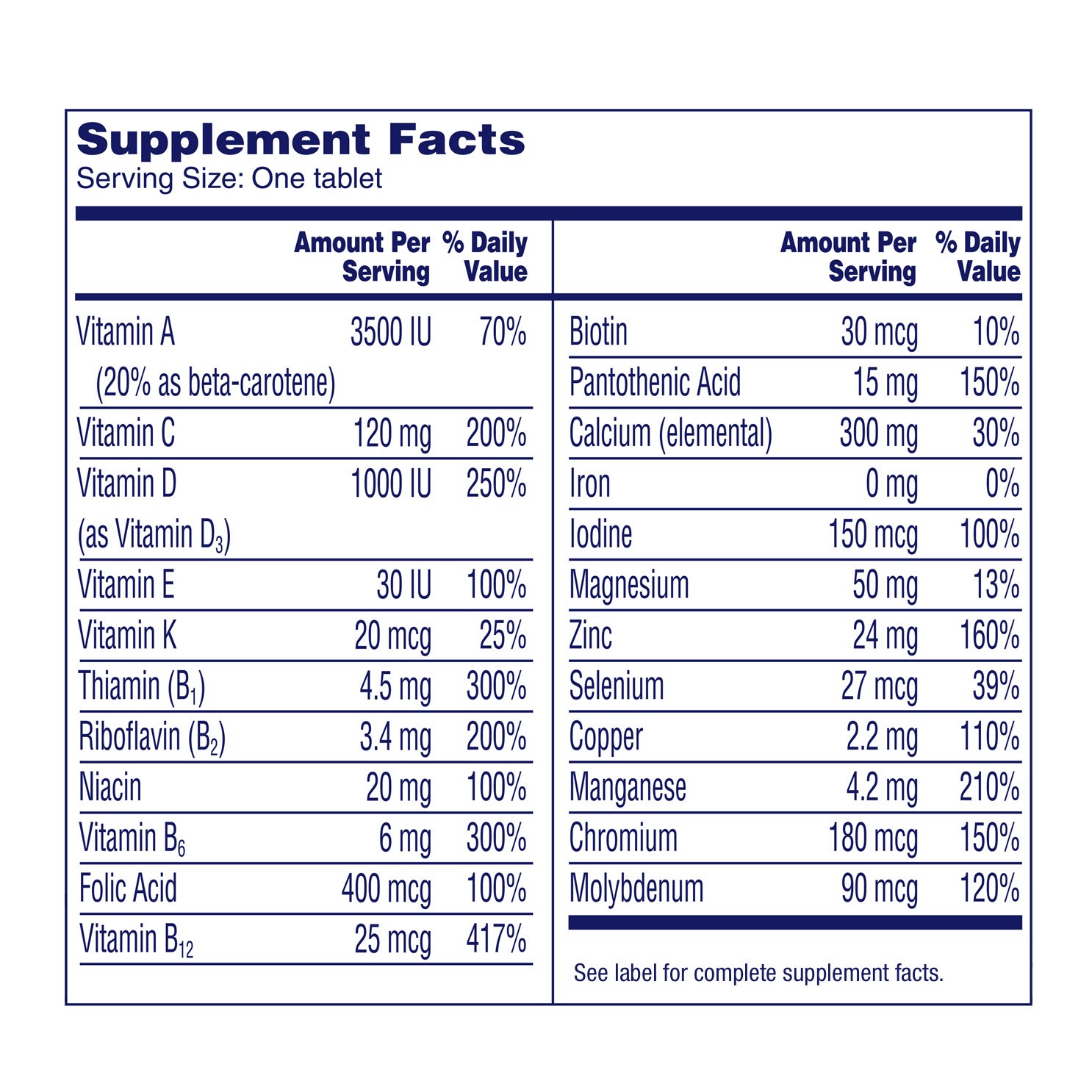 slide 2 of 2, One A Day Women's 50+ Multivitamin Tablets, 300 count, 