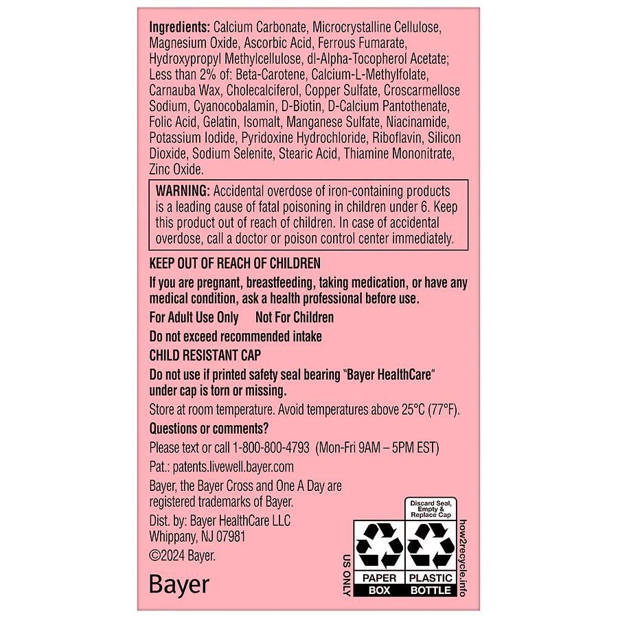 slide 3 of 5, One A Day Pregnancy Planning Multivitamin, 60 ct