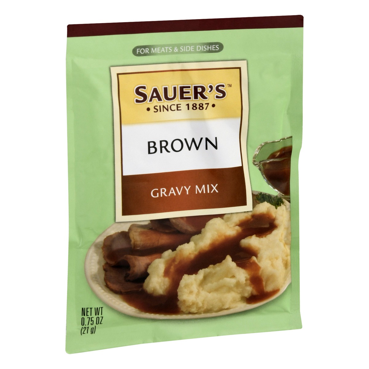 slide 9 of 9, Sauer's Brown Gravy Mix 0.75 oz, 0.75 oz