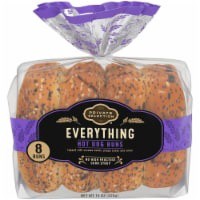 slide 1 of 2, Private Selection Everything Hot Dog Buns, 8 ct; 15 oz