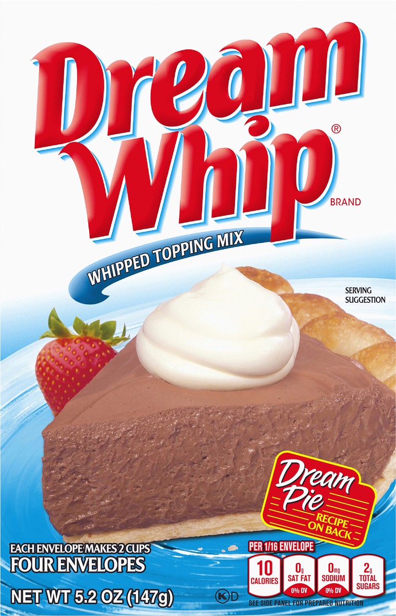 slide 1 of 6, Cool Whip Dream Whip Whipped Topping Mix, 5.2 oz Box, 5.2 oz