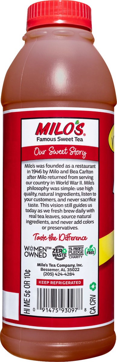 slide 3 of 4, Milo's Sweet Tea, 20 oz
