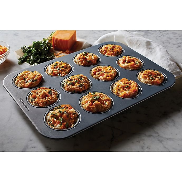 slide 2 of 6, Calphalon Nonstick 12-Cup Muffin Pan, 1 ct