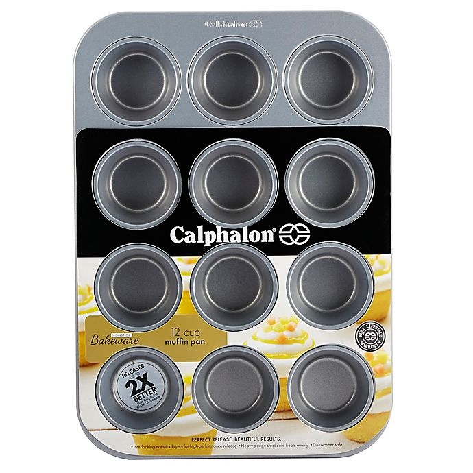 slide 6 of 6, Calphalon Nonstick 12-Cup Muffin Pan, 1 ct