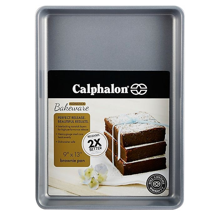 slide 3 of 4, Calphalon Nonstick Brownie Pan, 9 in x 13 in