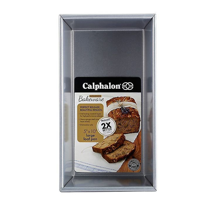 slide 6 of 6, Calphalon Nonstick Loaf Pan, 5 in x 10 in