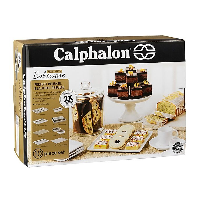 slide 7 of 7, Calphalon Nonstick Bakeware Set, 10 ct