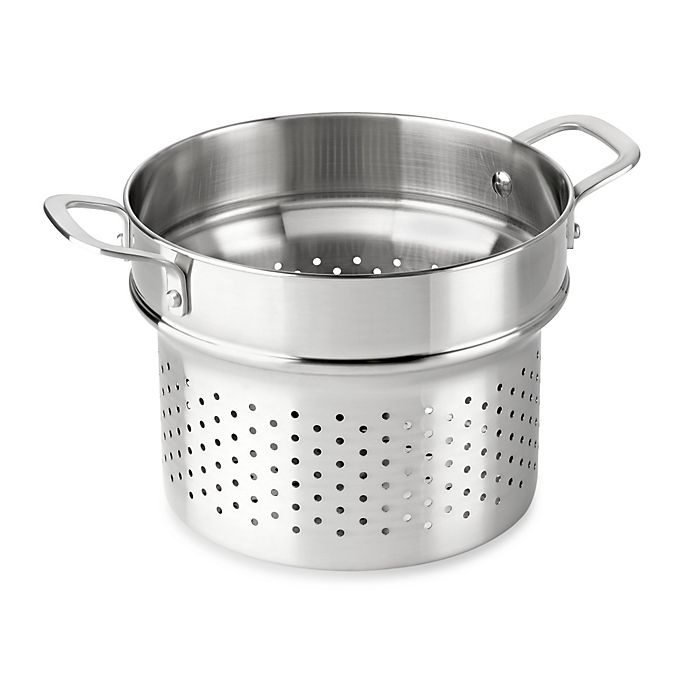 slide 1 of 4, Calphalon Classic Stainless Steel Steaming Insert, 1 ct